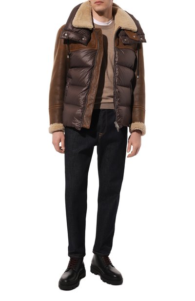 Комбинированная дубленка DRM, арт. DRM5049/D1863, фото 2