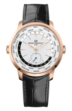 Мужские часы ww.tc GIRARD-PERREGAUX бесцветного цвета, арт. 49557-52-131-BB6C | Фото 1 (Механизм: Автомат; Материал корпуса: Розовое золото; Региональные ограничения белый список (Axapta Mercury): Не проставлено; Нос: Не проставлено; Цвет циферблата: Серебристый)