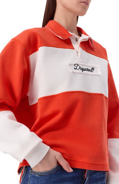 Хлопковое поло DSQUARED2, арт. S75GU0632/D25028, фото 5