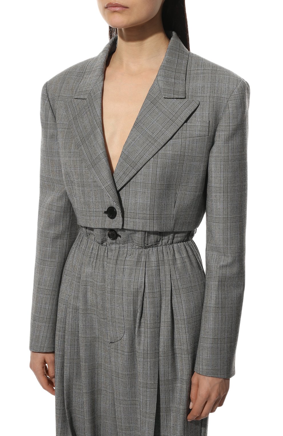 Шерстяной жакет MIU MIU, арт. MH1755-1Z96-F0031, фото 3