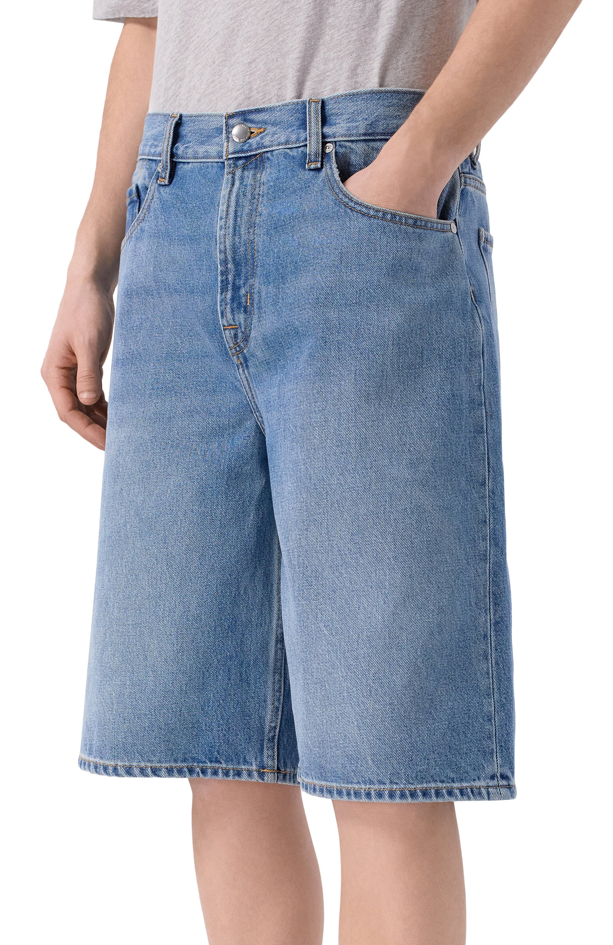 Джинсовые шорты 7 FOR ALL MANKIND, арт. 7TI00E35-1DS, фото 3