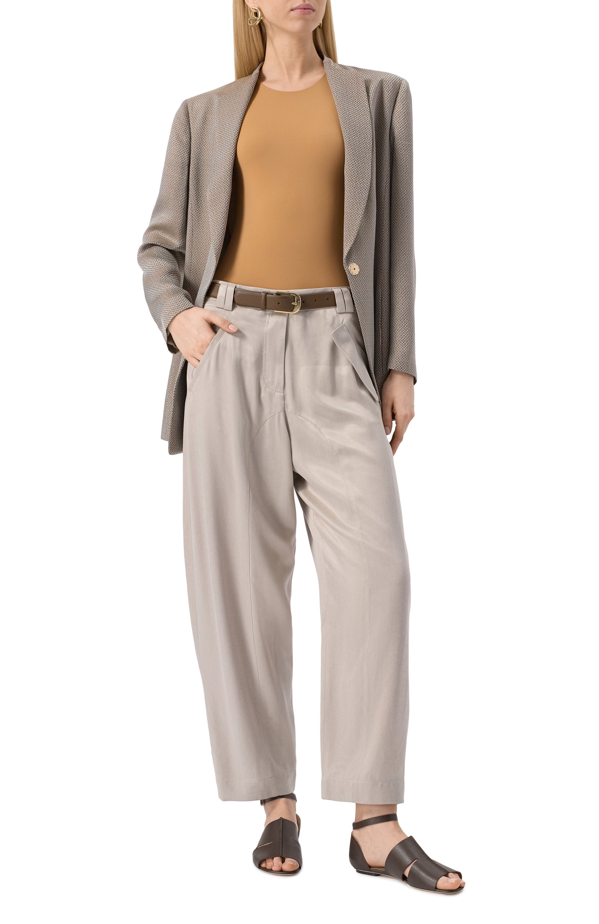 Кожаные сандалии LORENA ANTONIAZZI, арт. E25218SC20A/9978, фото 2