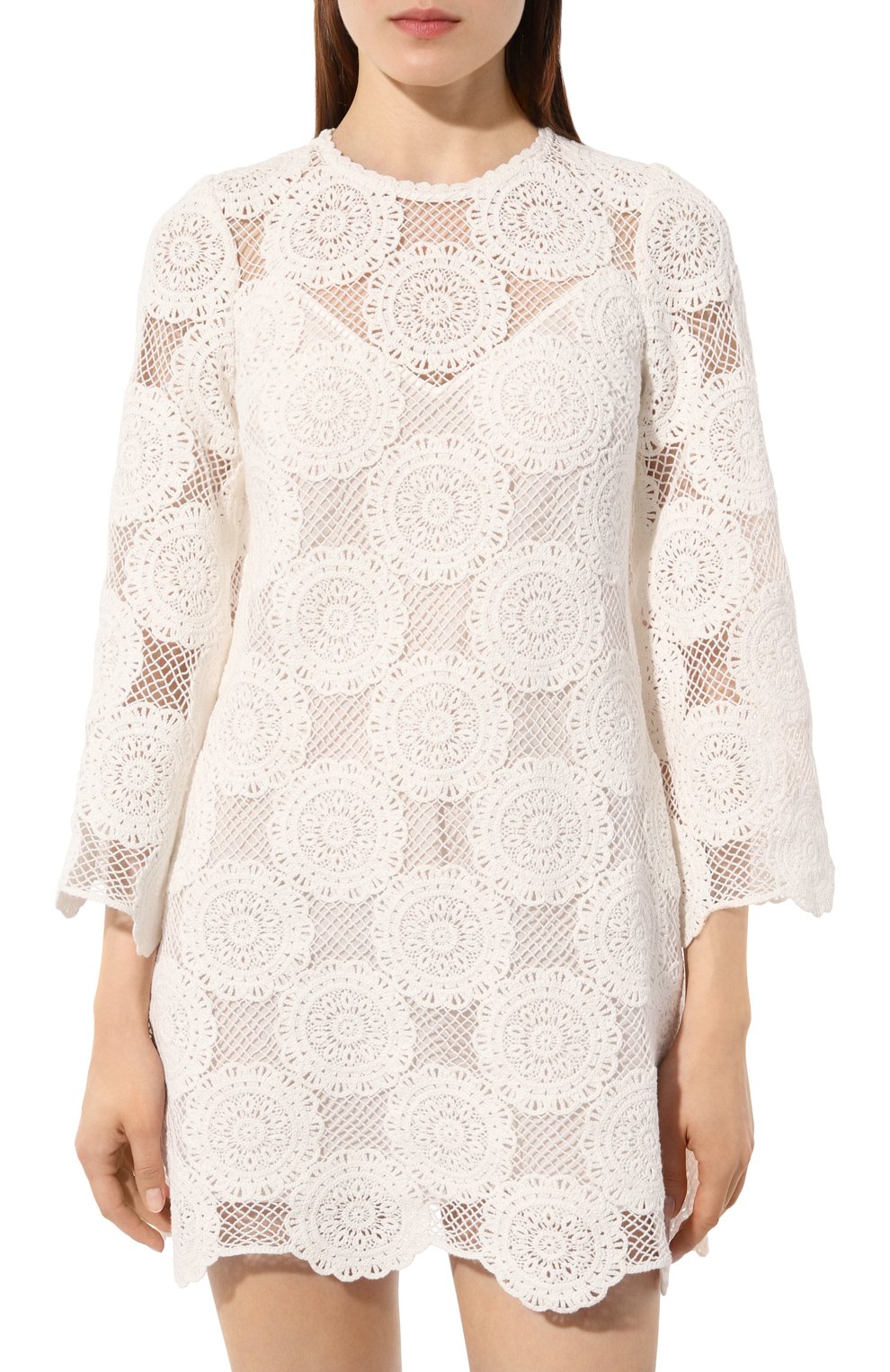 Хлопковое платье ZIMMERMANN, арт. 8921DRS243, фото 3