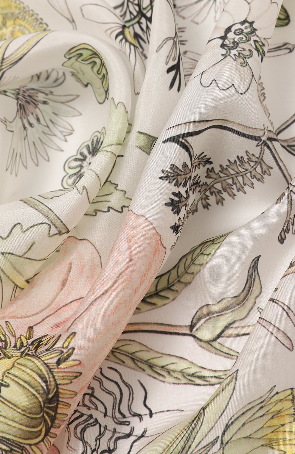 Шелковый платок гербарий GOURJI, арт. T21GERB7LR/1, фото 3