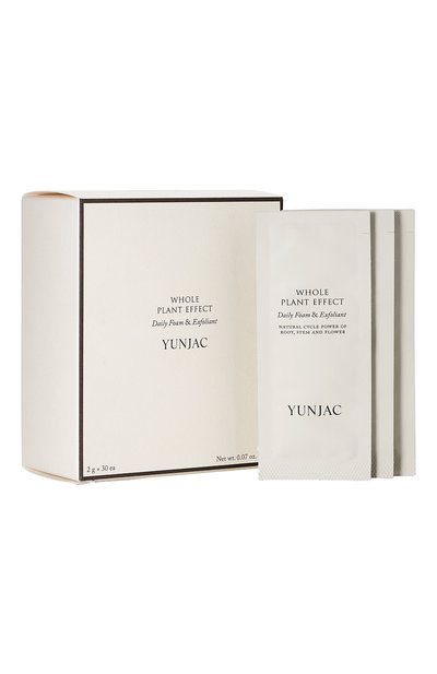 Женского пенка энзимная для лица с экстрактом матча whole plant effect daily foam &amp; exfoliant (60g) YUNJAC, арт. 8809603900395