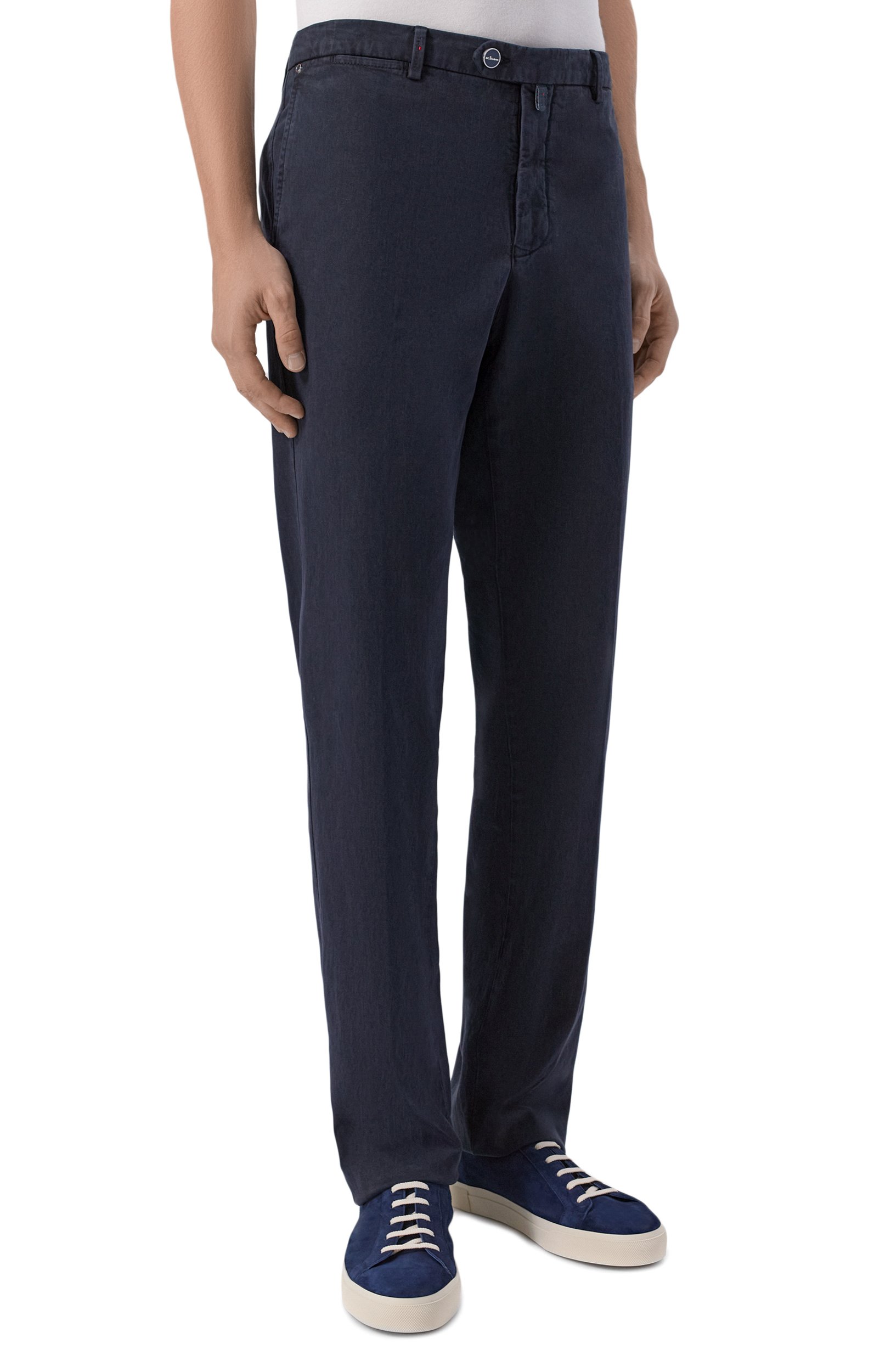 Брюки из лиоцелла и хлопка KITON, арт. UFPP79K0106L, фото 3