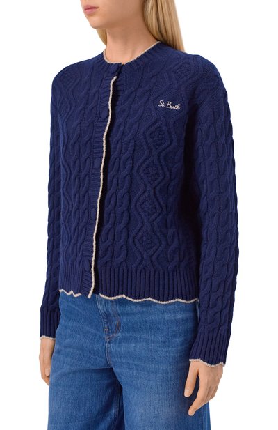 Кардиган из шерсти и вискозы MC2 SAINT BARTH, арт. MLE002-03733I/MALLERY, фото 3