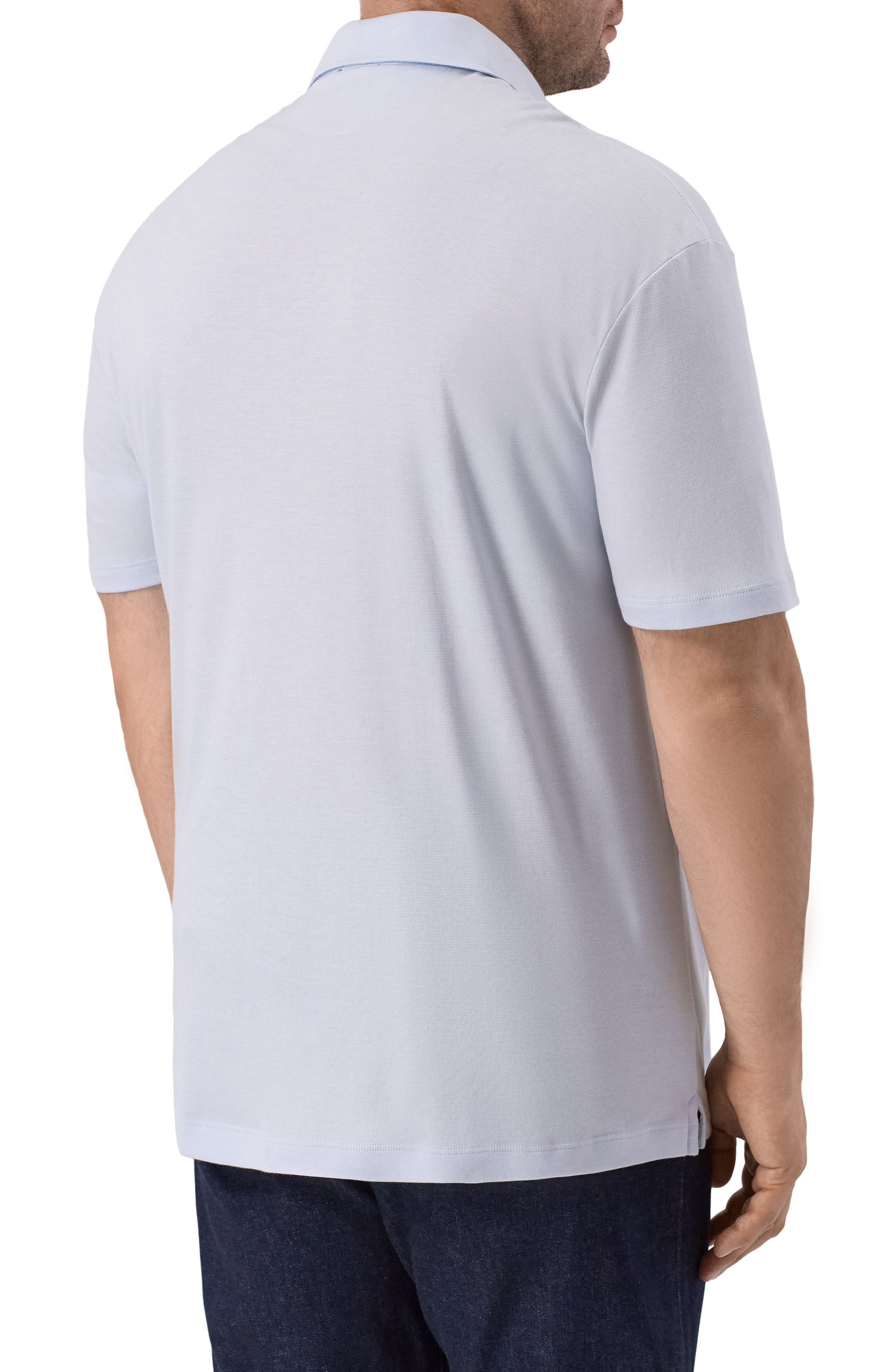 Поло из хлопка и лиоцелла PAUL&SHARK, арт. 26411253_001, фото 4