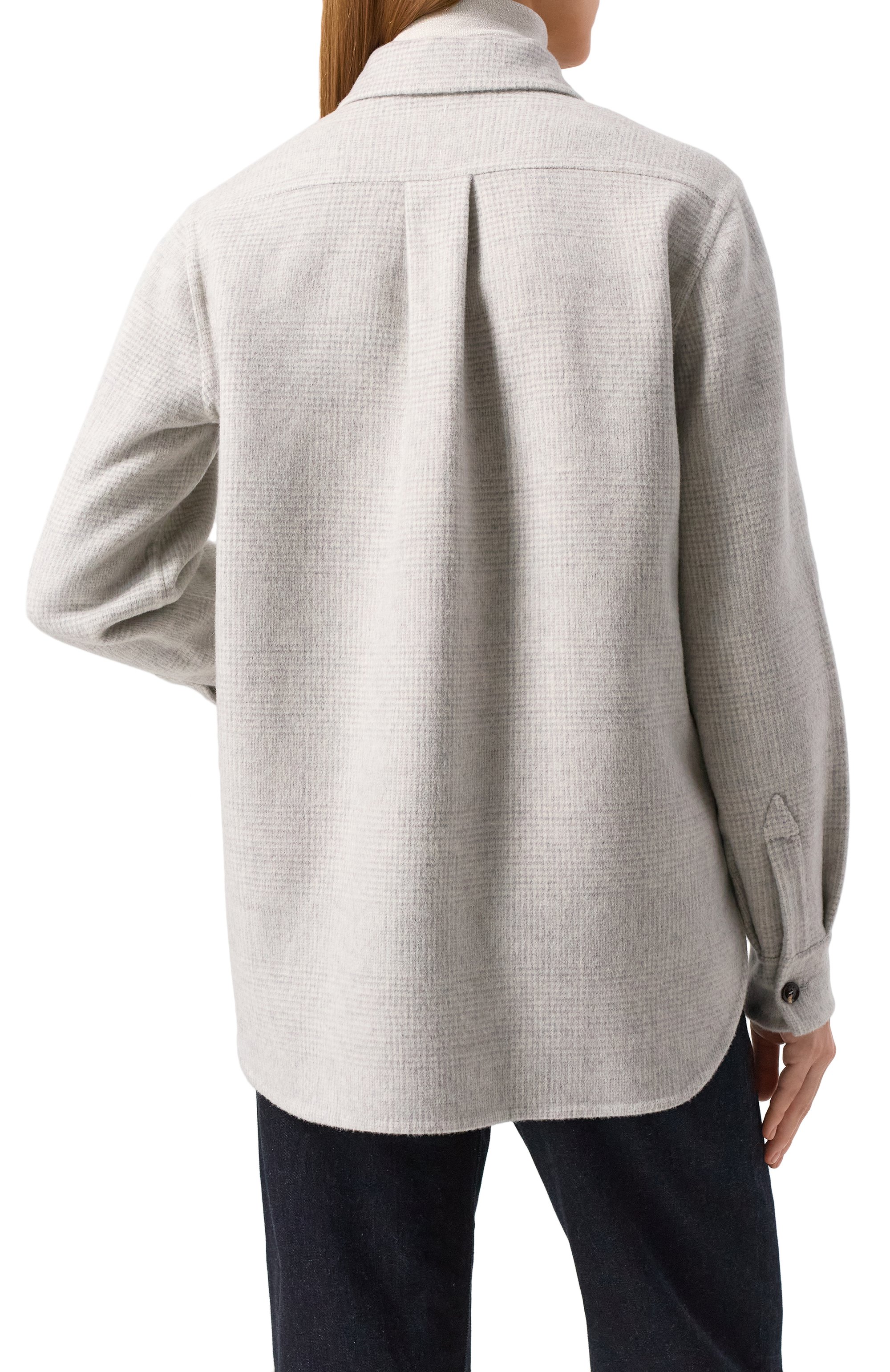 Куртка-рубашка из шерсти и кашемира KITON, арт. D58522DK0583E02, фото 4