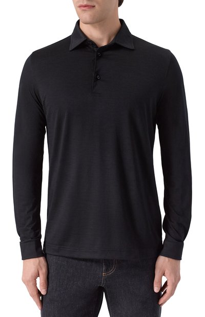 Шерстяное поло CAPOBIANCO черного цвета по цене 44000 руб., арт. 19M611.JE00., фото 3 Шерстяное поло CAPOBIANCO, арт. 19M611.JE00., фото 3