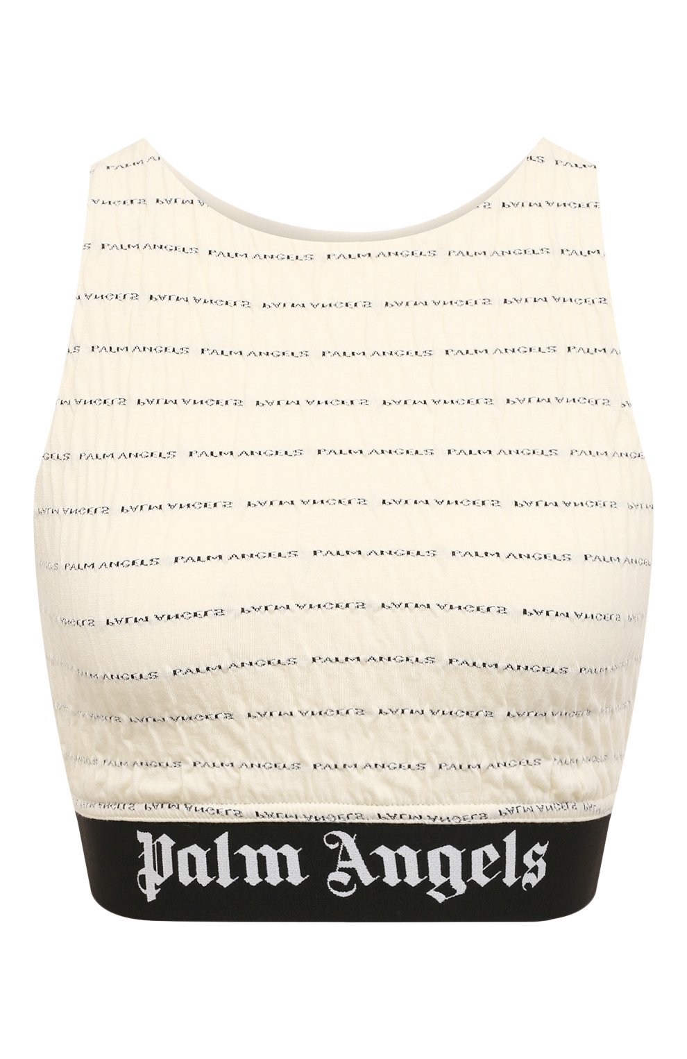 Хлопковый бра-топ PALM ANGELS, арт. PWV0012S22FAB0010310, фото 1