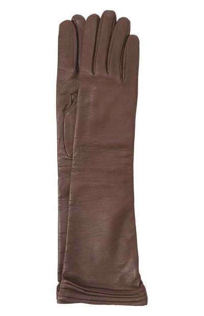 Женские кожаные перчатки KITON, арт. D58906K0533F06