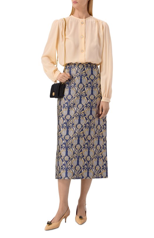 Кожаные туфли Panthea 55 Valentino 7W0S0NG5/LIR Бежевый  7W0S0NG5/LIR Фото 3