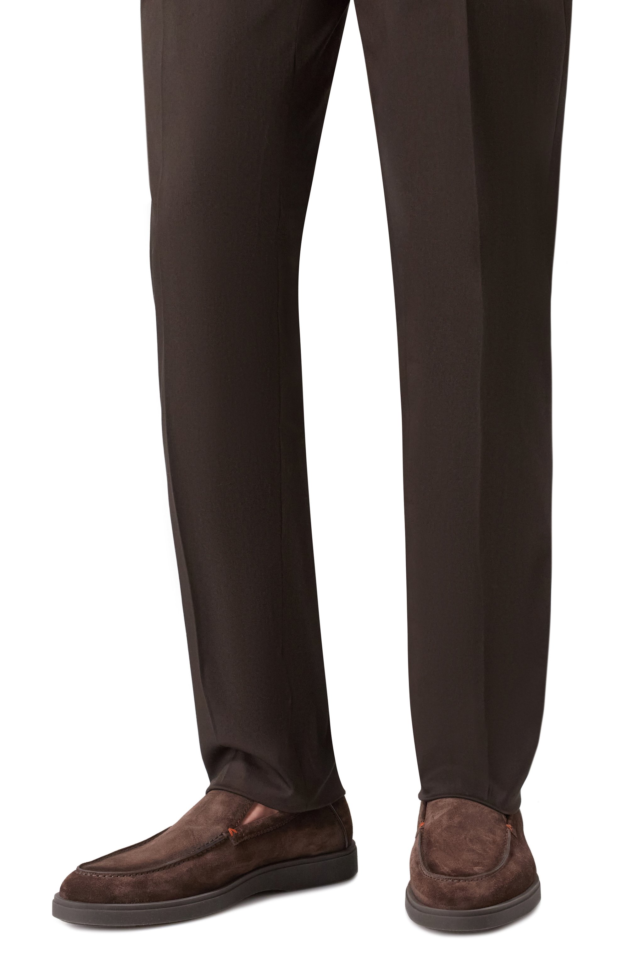 Замшевые лоферы detroit SANTONI, арт. MGDG17824SM0BGEX, фото 3