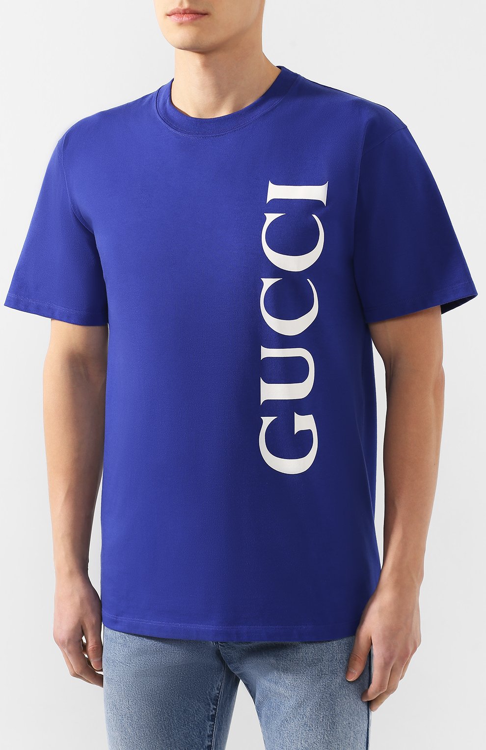 Хлопковая футболка GUCCI, арт. 565806/XJB2V, фото 3