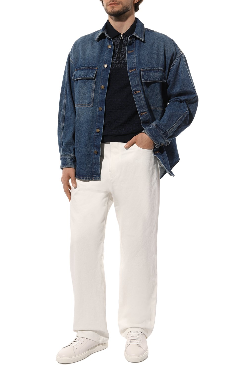 Поло из шелка и хлопка STEFANO RICCI, арт. K818085P31/F24287, фото 2