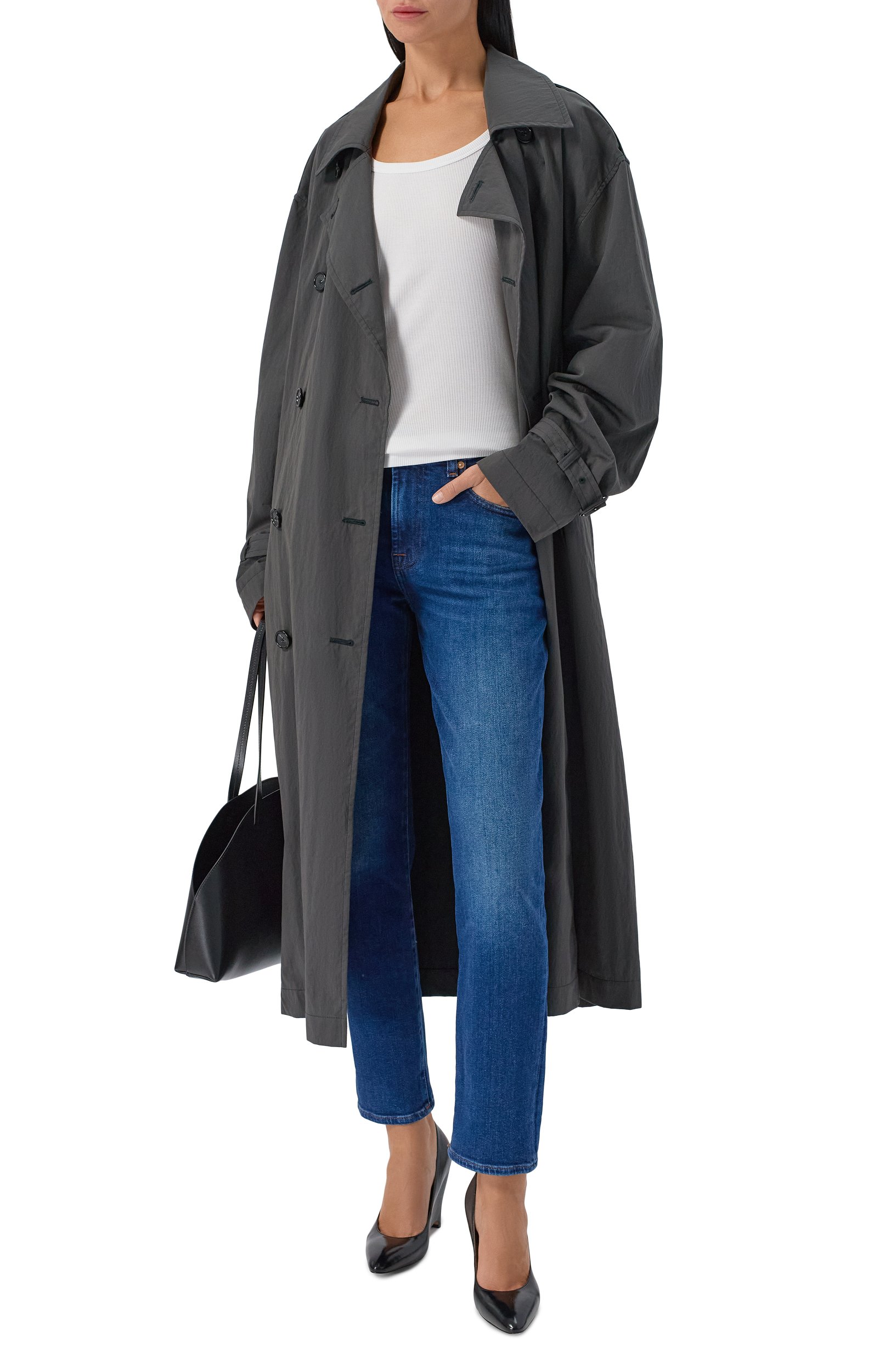 Джинсы relaxed skinny 7 FOR ALL MANKIND синего цвета по цене 31900 руб., арт. 7UC30G98-301, фото 2 Джинсы relaxed skinny 7 FOR ALL MANKIND, арт. 7UC30G98-301, фото 2