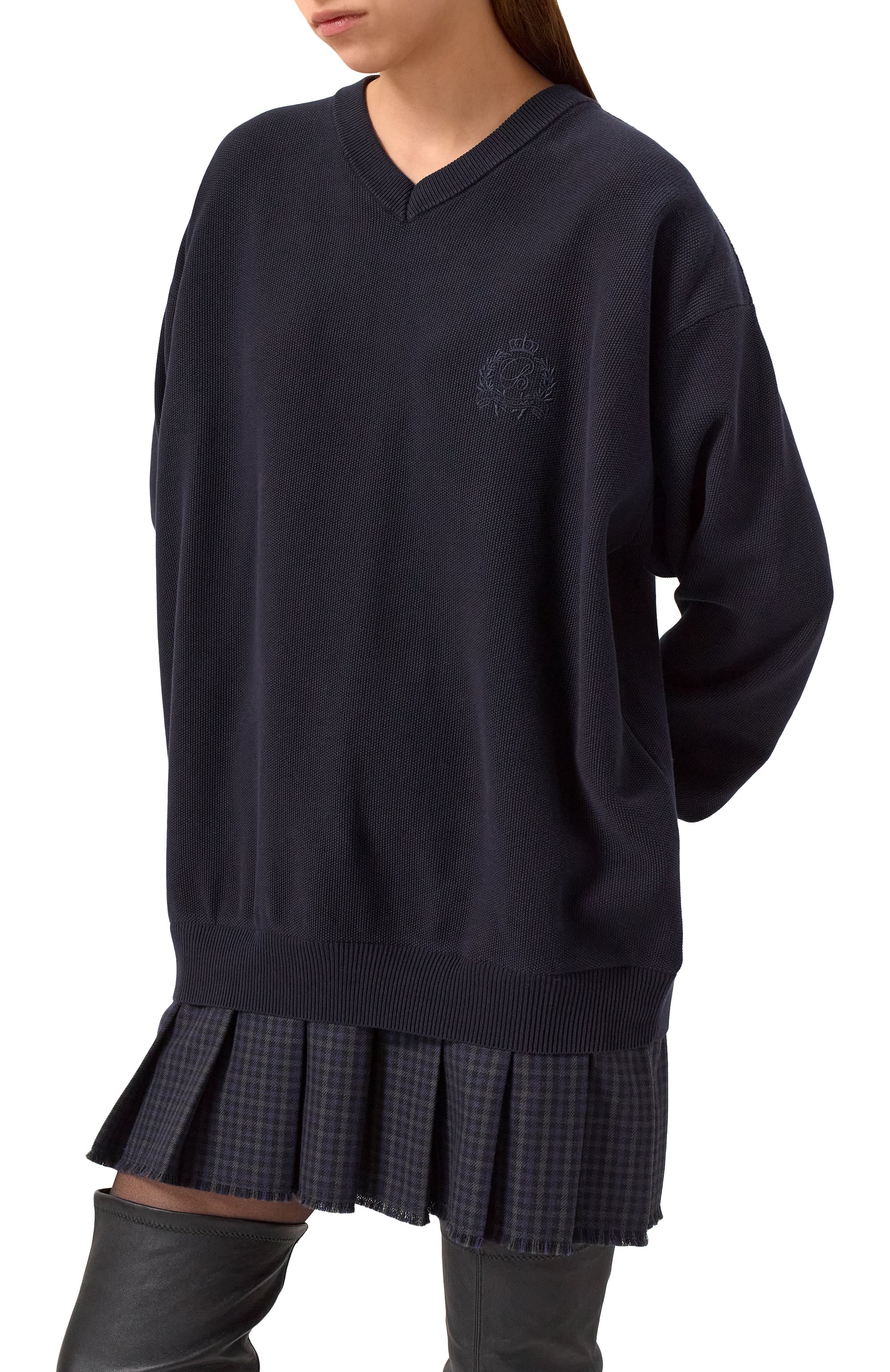 Хлопковое платье BALENCIAGA, арт. 809514/T3355, фото 3