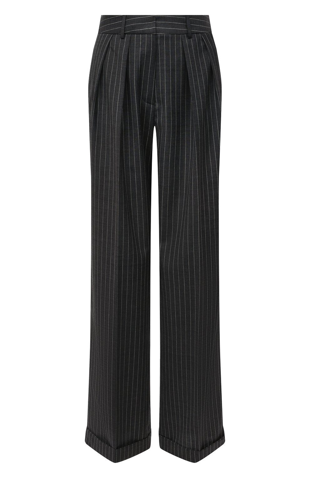 Шерстяные брюки JM STUDIO серого цвета по цене 25970 руб., арт. FW212202, фото 1 Шерстяные брюки JM STUDIO, арт. FW212202, фото 1