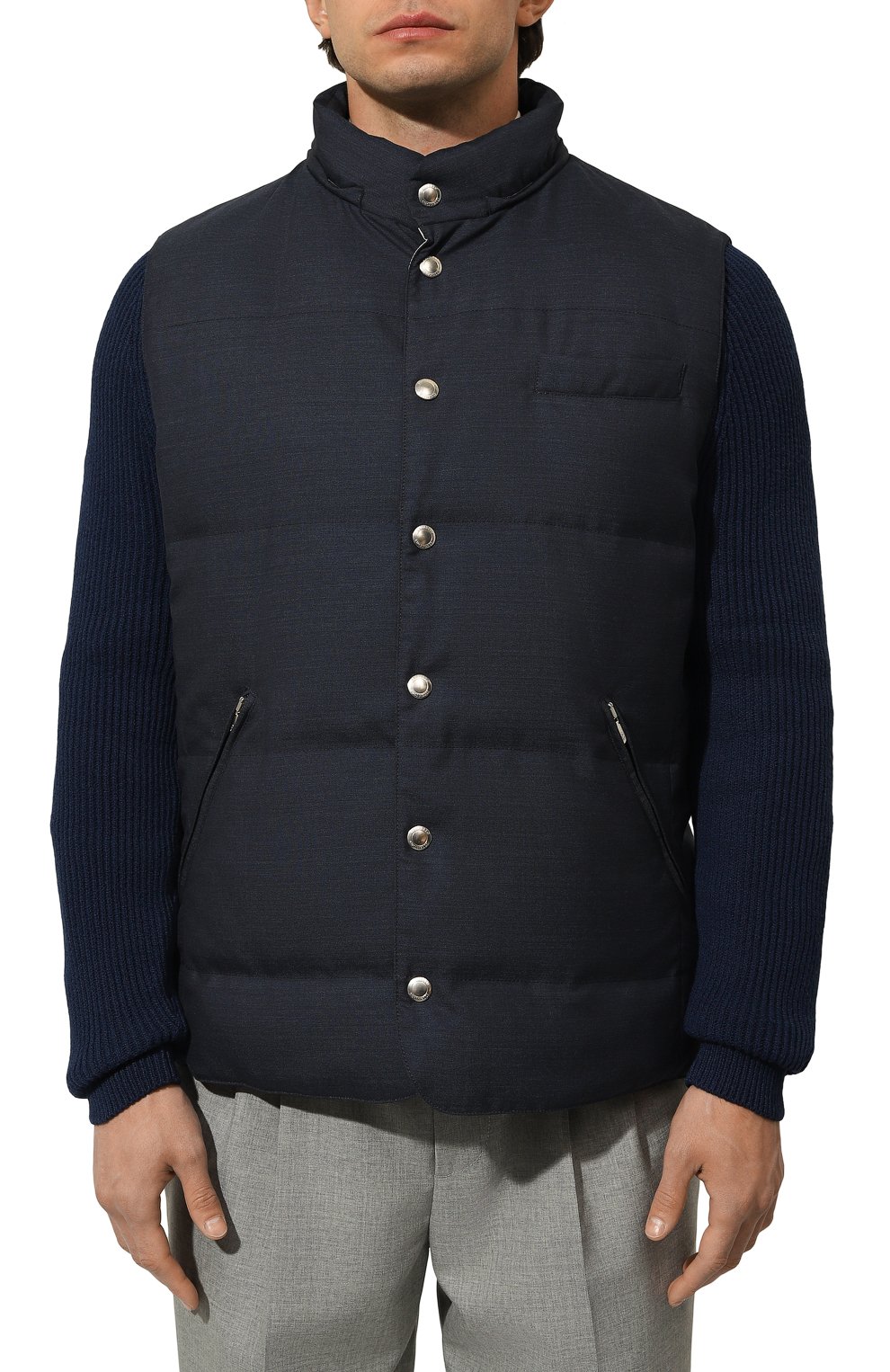 Пуховый жилет BRUNELLO CUCINELLI, арт. MB4071716, фото 6