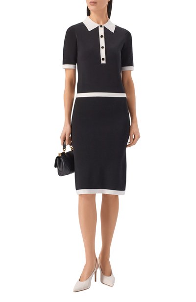 Женская юбка из хлопка и вискозы NINA RICCI, арт. 26PMJU009/ML0596