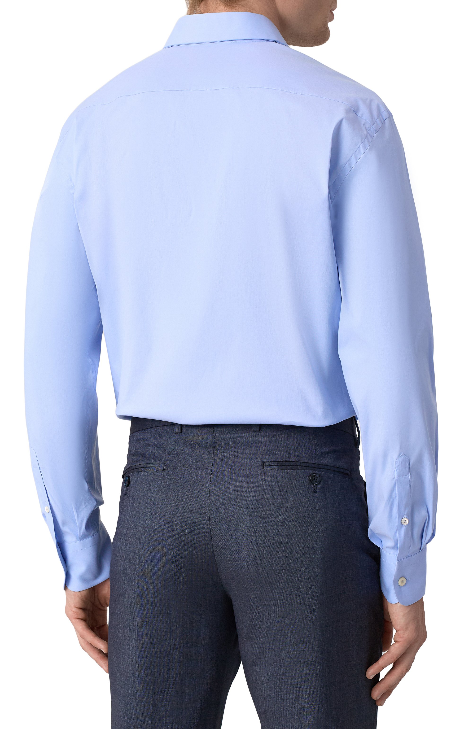 Хлопковая сорочка PRADA, арт. UCM473-F62-F0012, фото 4