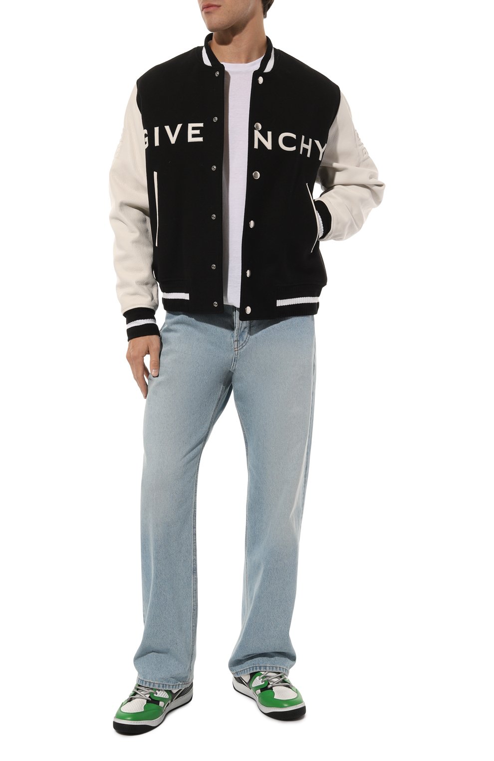 Комбинированный бомбер GIVENCHY, арт. BM011S6Y16, фото 2