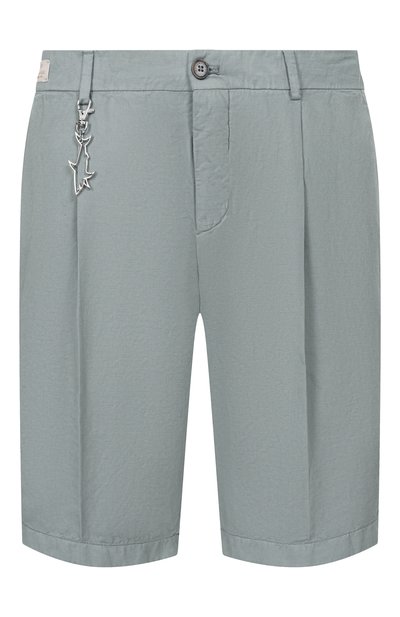 Мужские шорты из хлопка и льна PAUL&SHARK, арт. 25414034