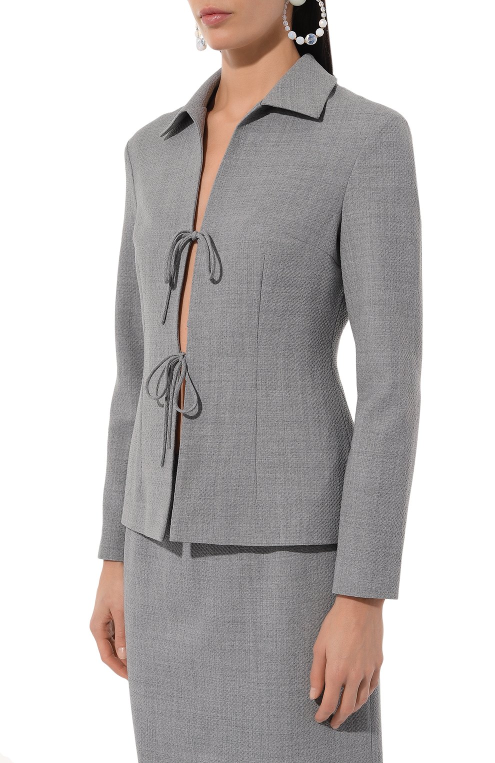 Шерстяная блузка LUDA NIKISHINA, арт. SH/TILDA/GREY, фото 3