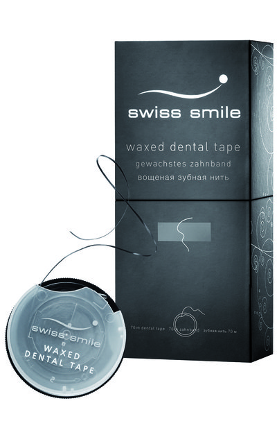 Вощеная зубная нить basel SWISS SMILE, арт. 7640131979917, фото 1