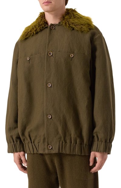 Куртка изо льна и шерсти UMA WANG, арт. UM6507, фото 3
