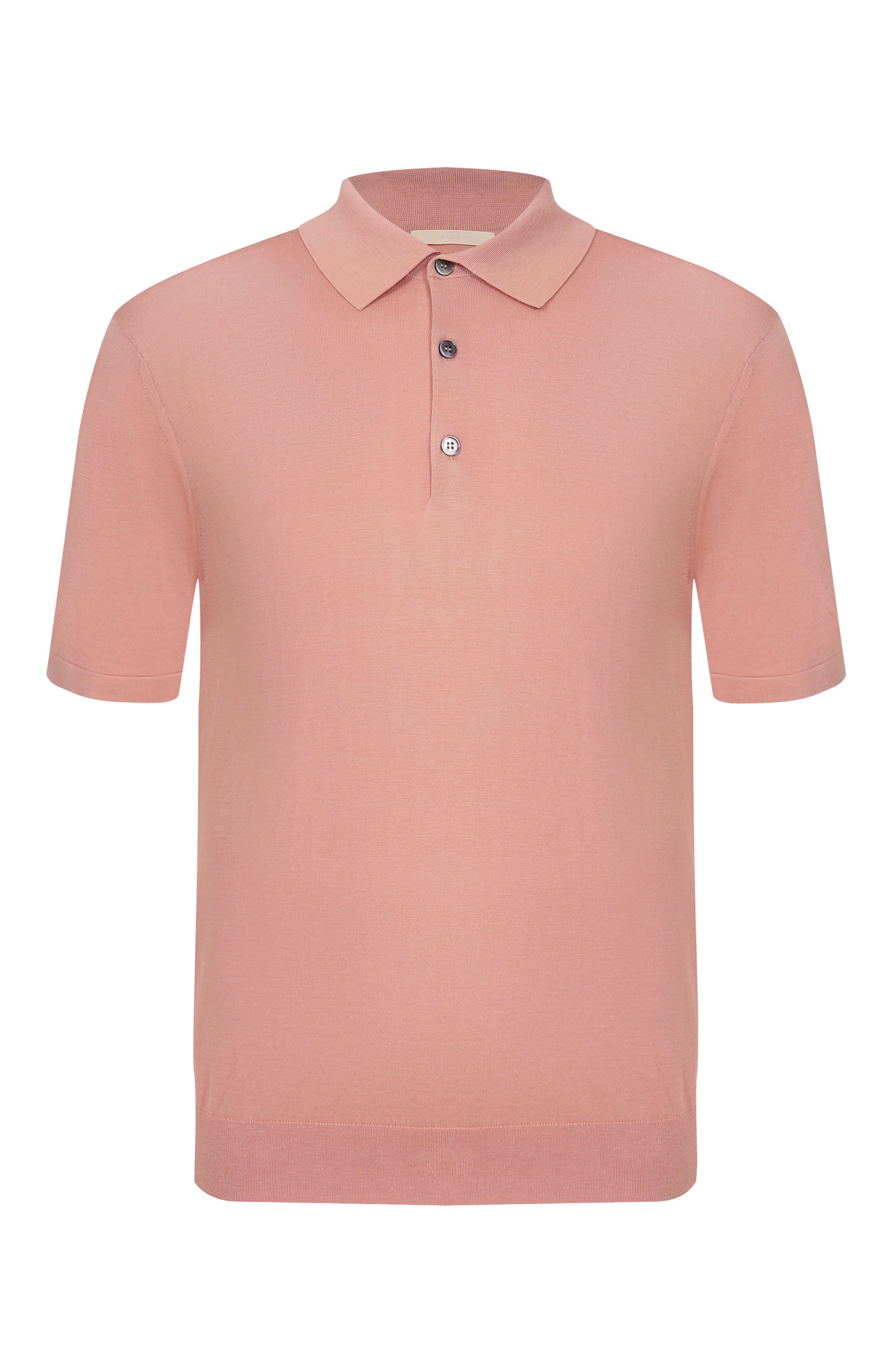 Поло из шелка и хлопка 12 STOREEZ, арт. 136308, фото 1