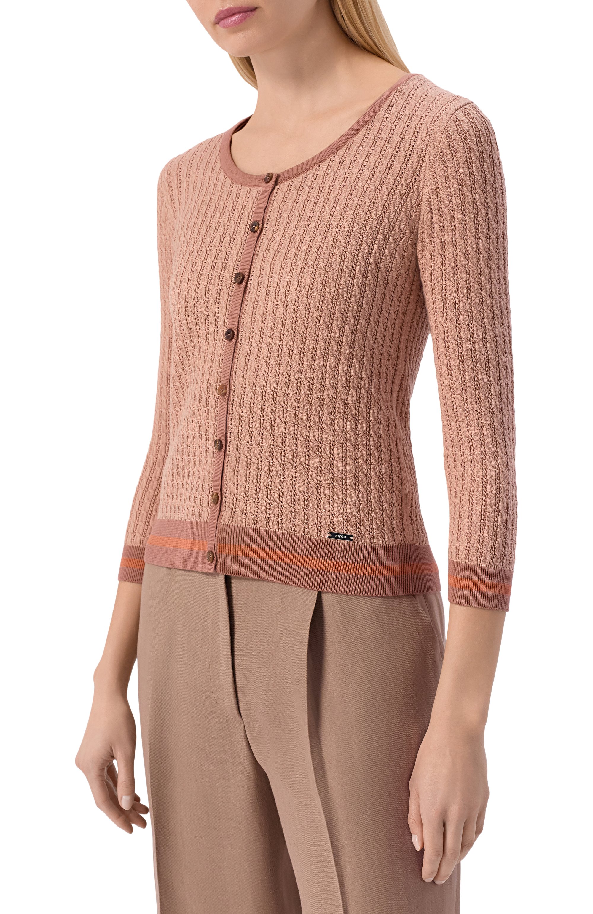 Хлопковый кардиган KITON, арт. D61782, фото 3