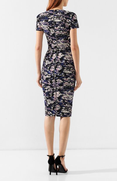Приталенное платье VICTORIA BECKHAM, арт. DR FIT 6750 PSS19 CAM0 JACQUARD, фото 4
