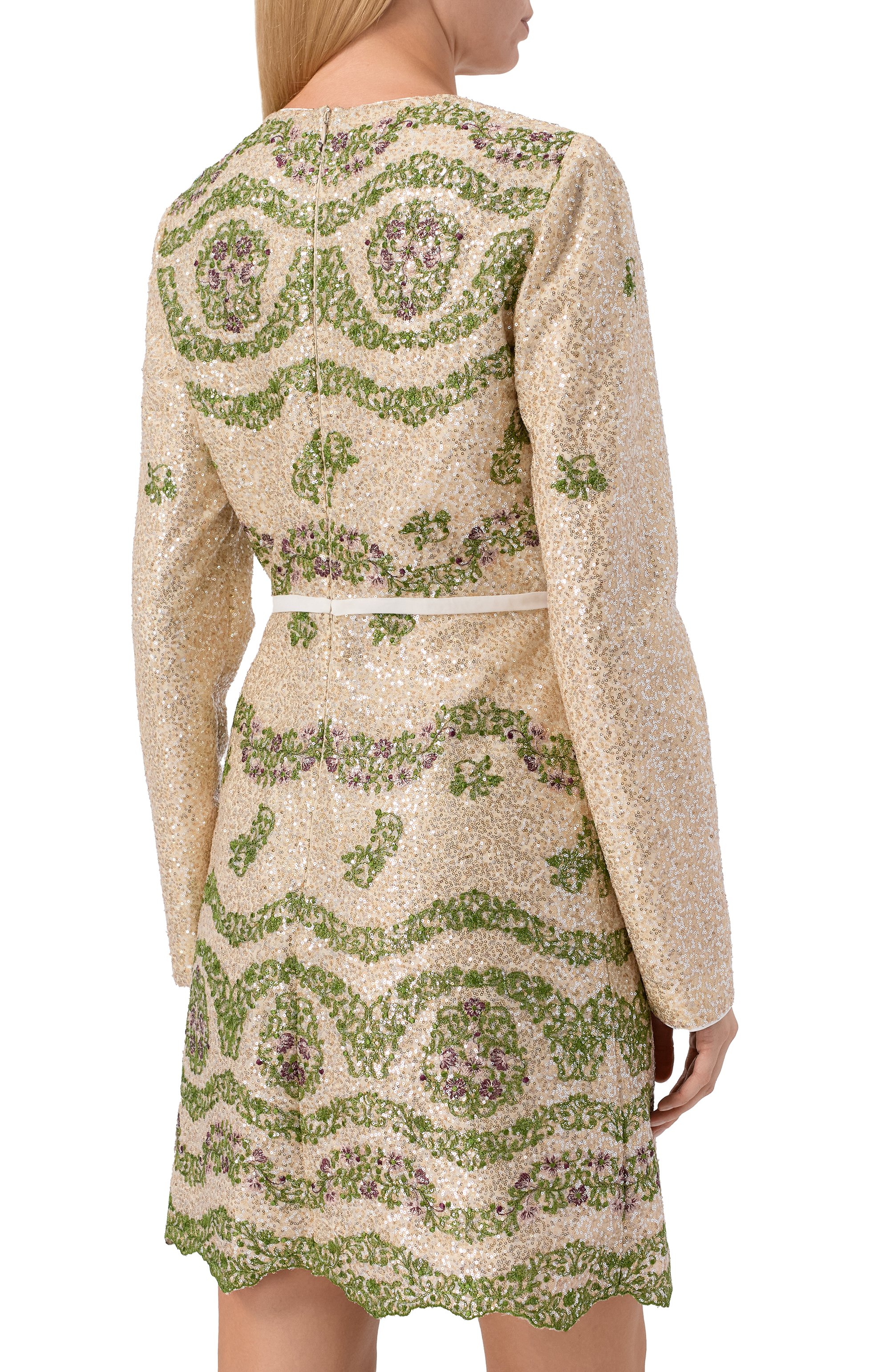 Платье с отделкой пайетками GIAMBATTISTA VALLI, арт. 25FWPVCA5160/35PAI, фото 4