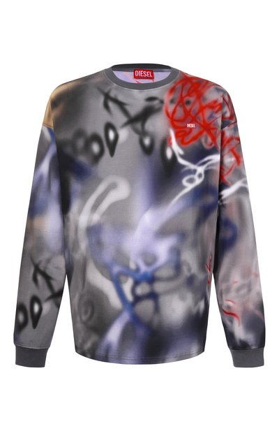 Мужская хлопковый лонгслив DIESEL, арт. A21790/0WICM