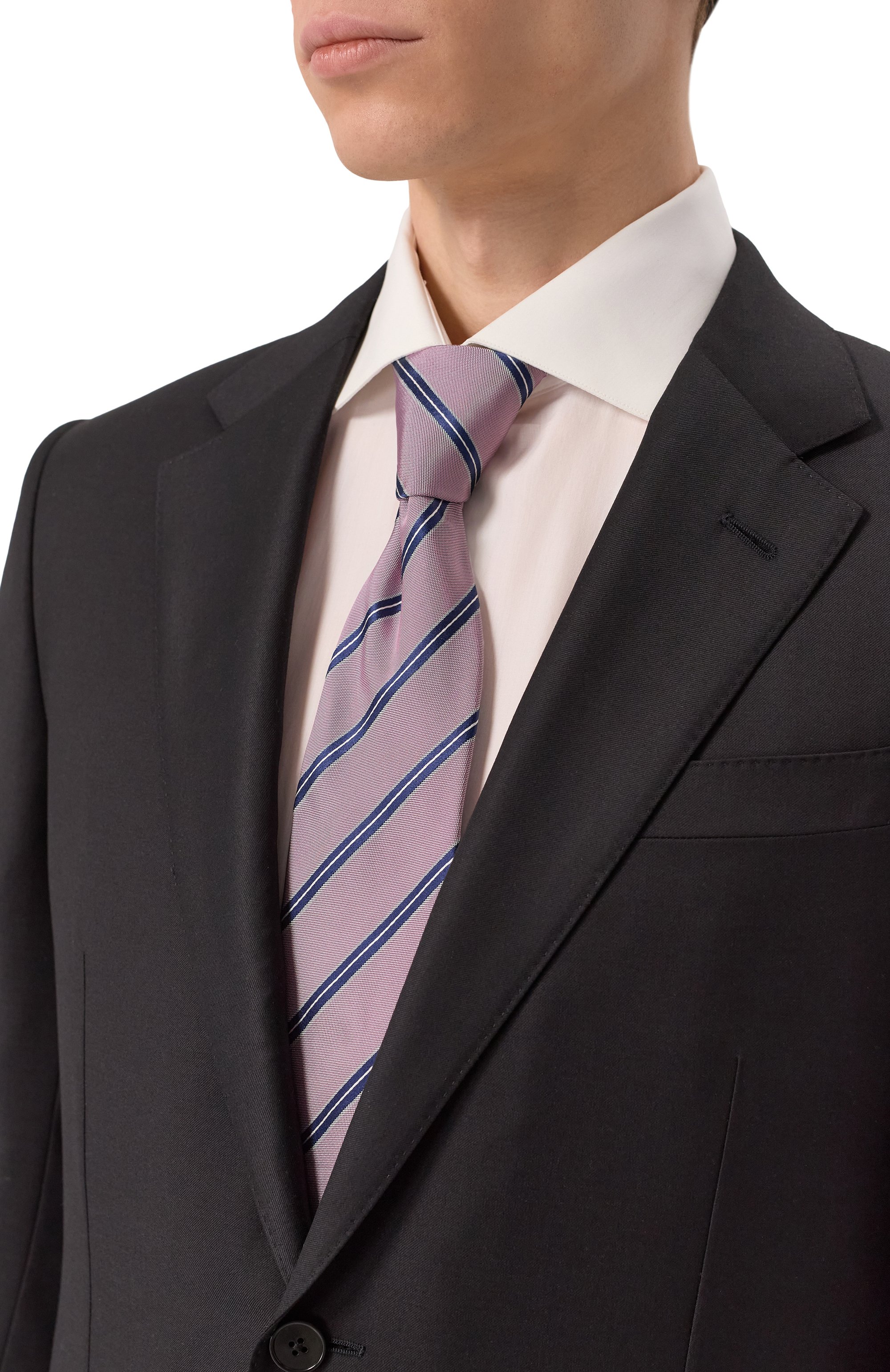 Шелковый галстук ZEGNA, арт. 1P8/Z9D01TA9, фото 2