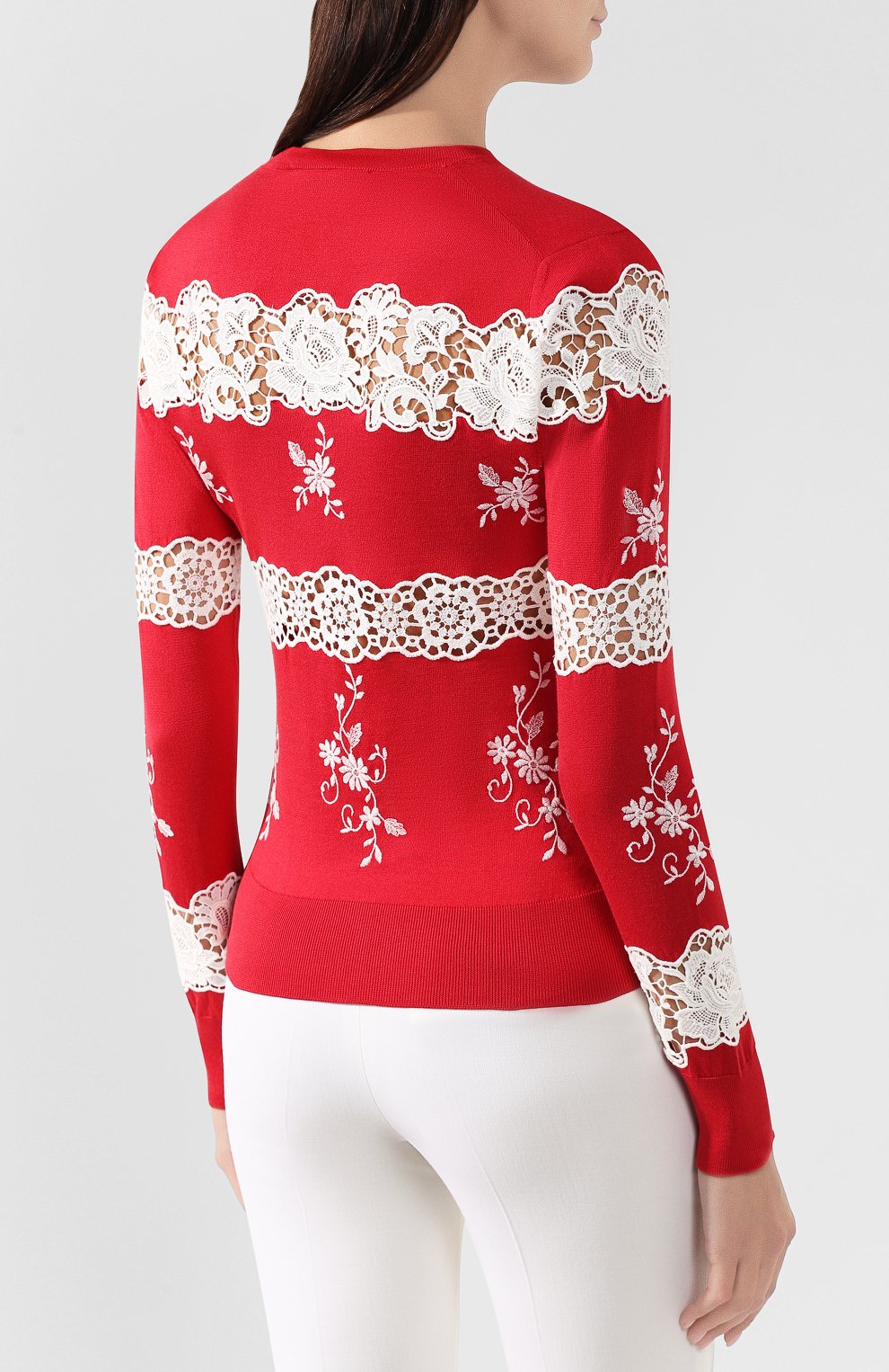 Кардиган из смеси шелка и хлопка DOLCE & GABBANA, арт. FX359T/JASFF, фото 4