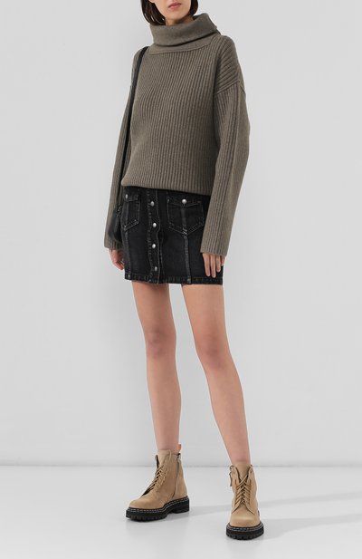 Пуловер ALEXANDER WANG хаки цвета по цене 57450 руб., арт. 1KC2191043, фото 2 Пуловер ALEXANDER WANG, арт. 1KC2191043, фото 2