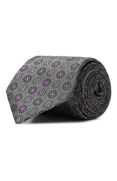 Мужской шелковый галстук CANALI, арт. 18/HJ03941