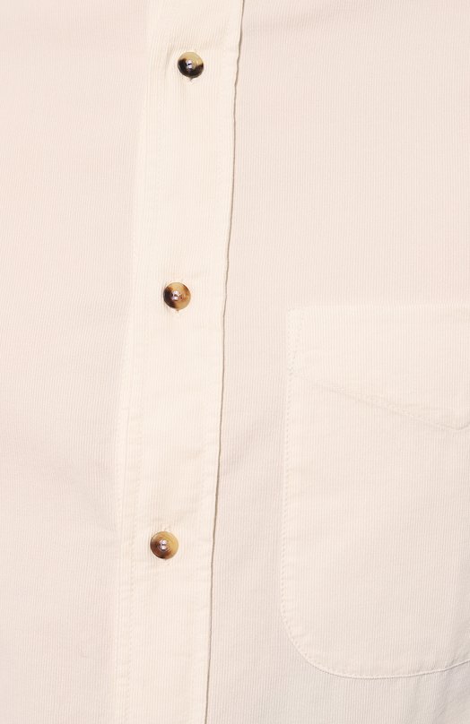 Вельветовая рубашка Brunello Cucinelli ML6880606 Кремовый  ML6880606 Фото 5