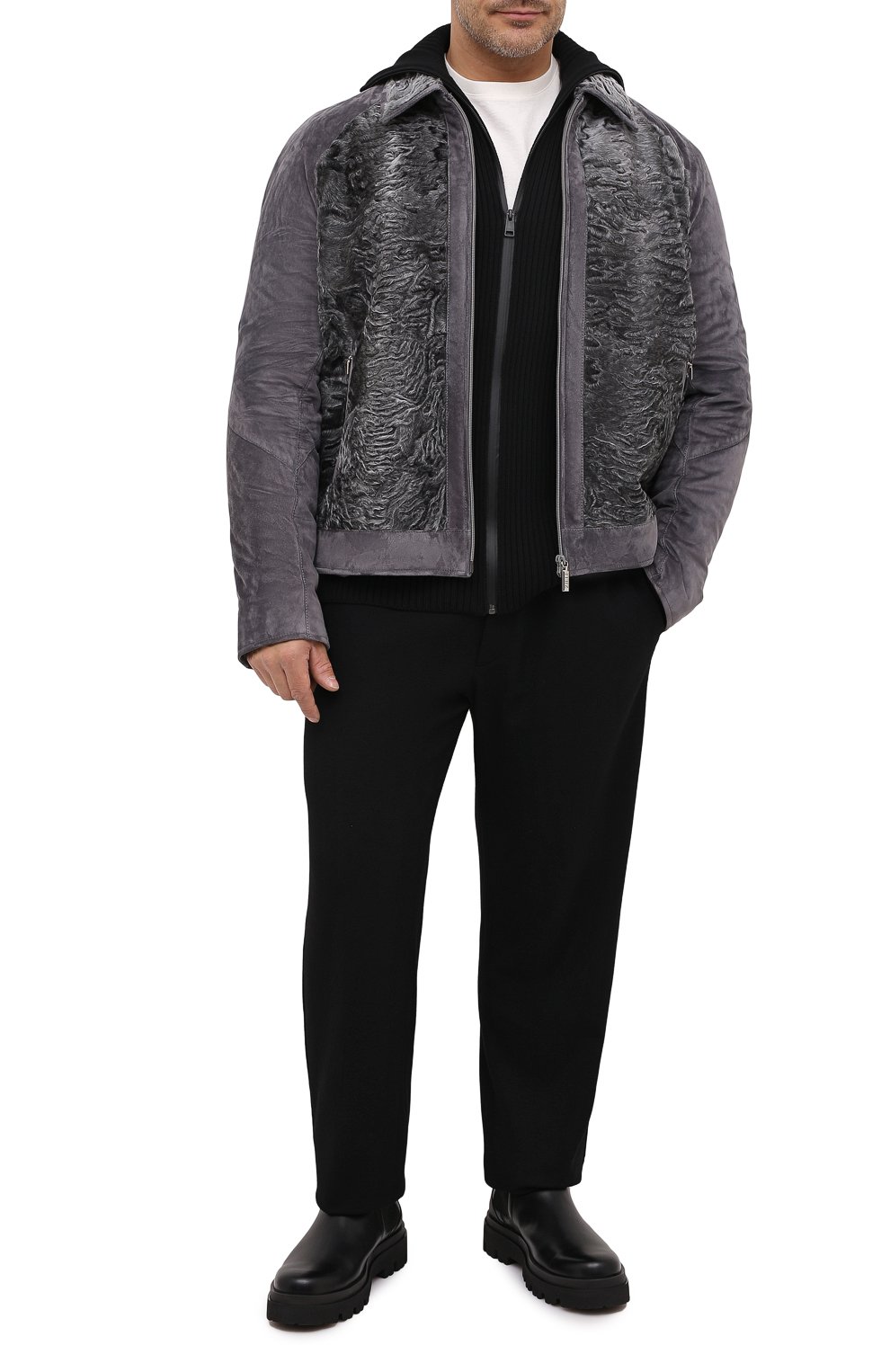 Куртка из каракульчи и замши ZILLI, арт. MAU-INEDB-00024/1001, фото 2