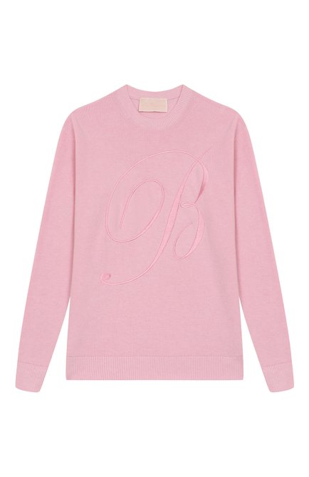 Пуловер из хлопка и шерсти BLUMARINE, арт. BFMA016C/FL011/14-16A