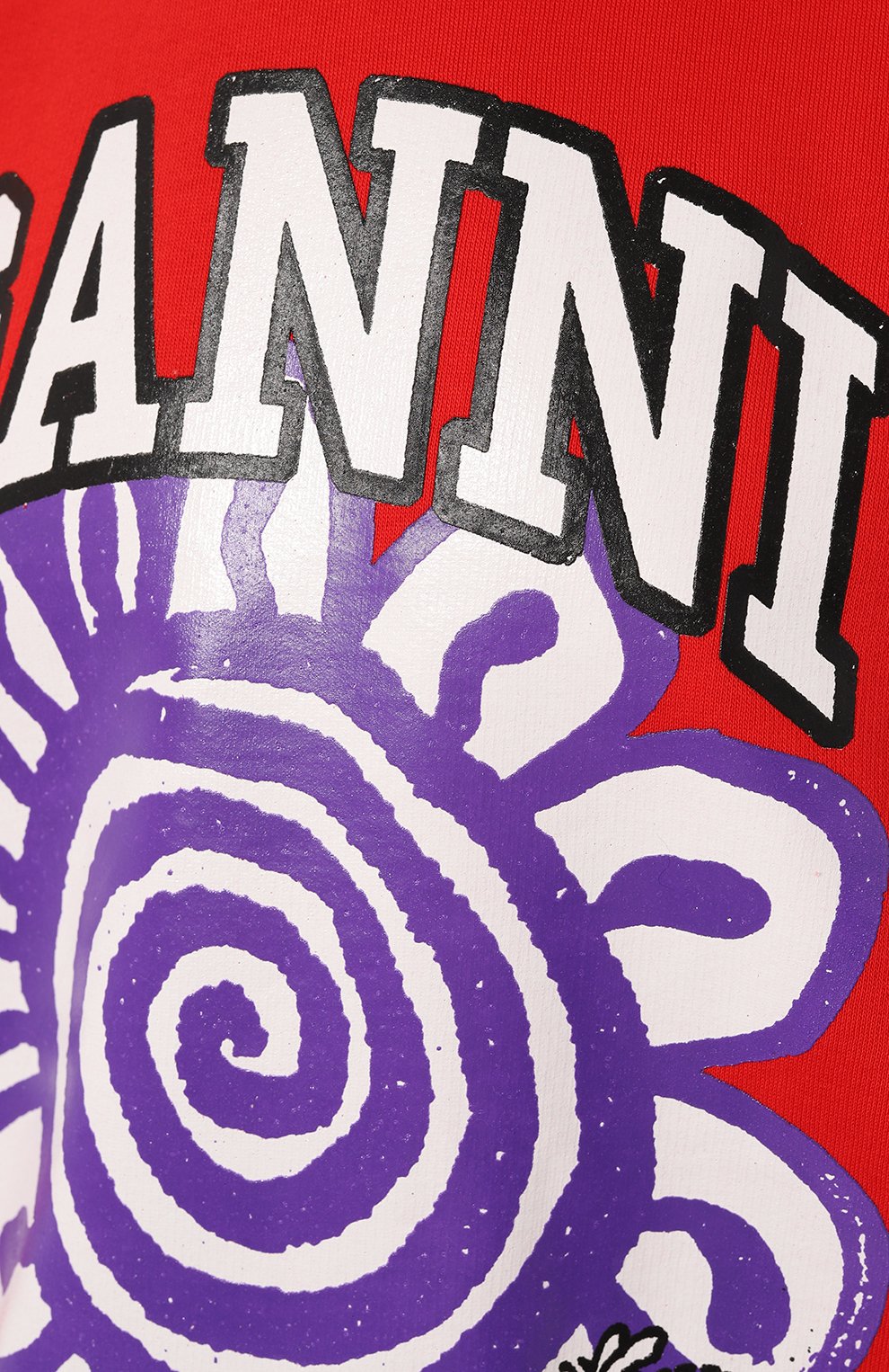 Хлопковый свитшот GANNI, арт. T3777, фото 5