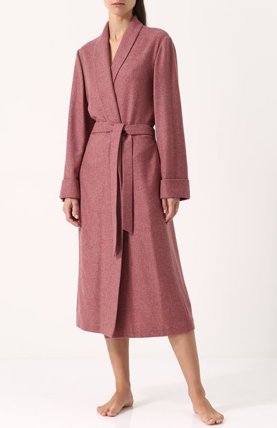 Однотонный халат с поясом LORO PIANA, арт. FAG2902, фото 2