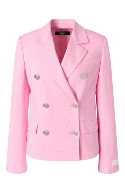 Женский жакет из вискозы и шелка VERSACE, арт. 1017678/1A13404