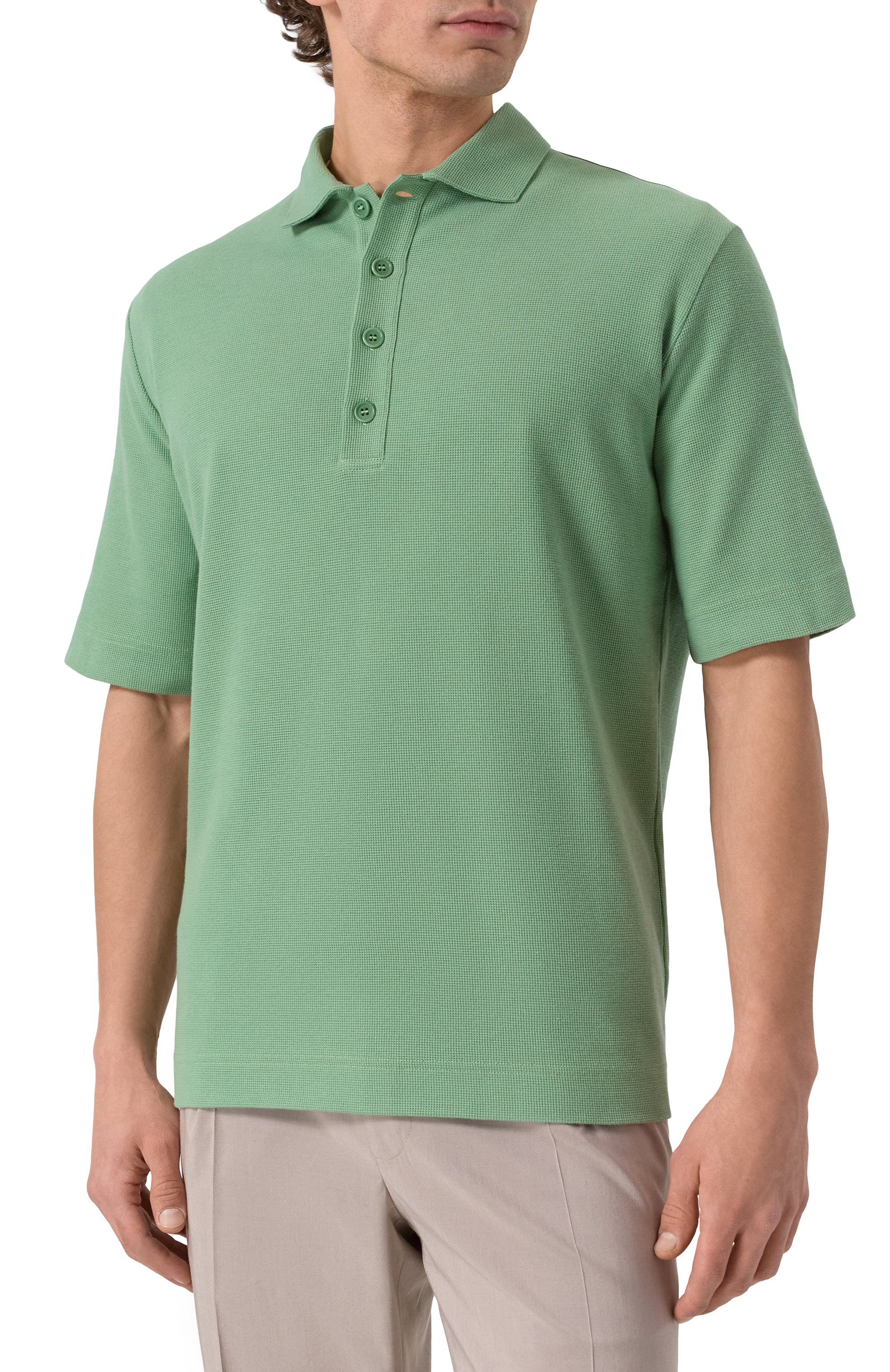 Хлопковое поло MVST, арт. 25E/X1P/0/F011/4061, фото 3