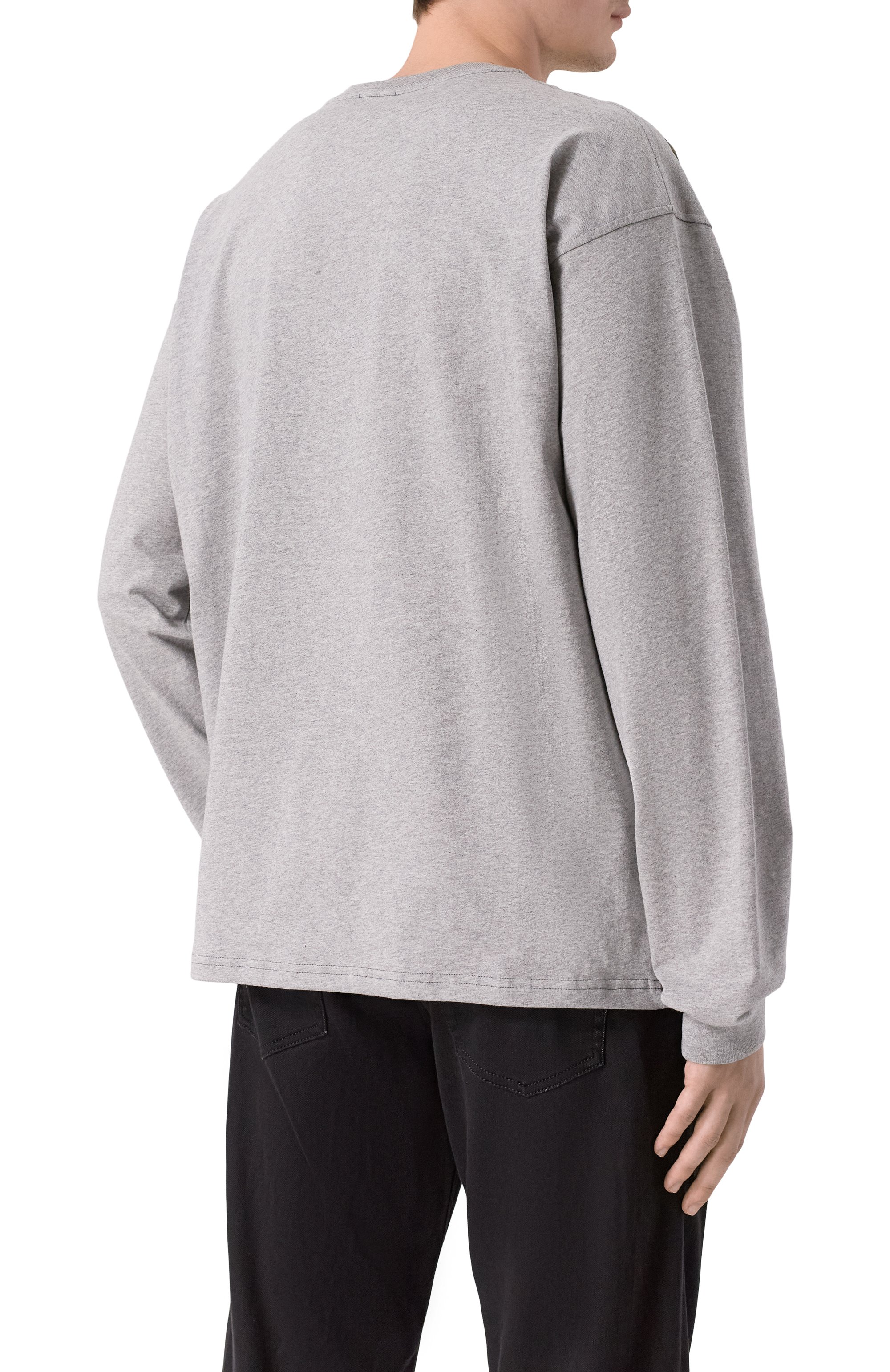 Хлопковый лонгслив DIESEL, арт. A20423/0PLAT, фото 4