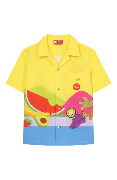 Хлопковая рубашка DIESEL, арт. J02745/KXBST