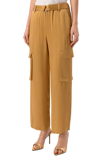 Брюки-карго ANTONELLI FIRENZE золотого цвета по цене 75650 руб., арт. Q8771/355C, фото 3 Брюки-карго ANTONELLI FIRENZE, арт. Q8771/355C, фото 3